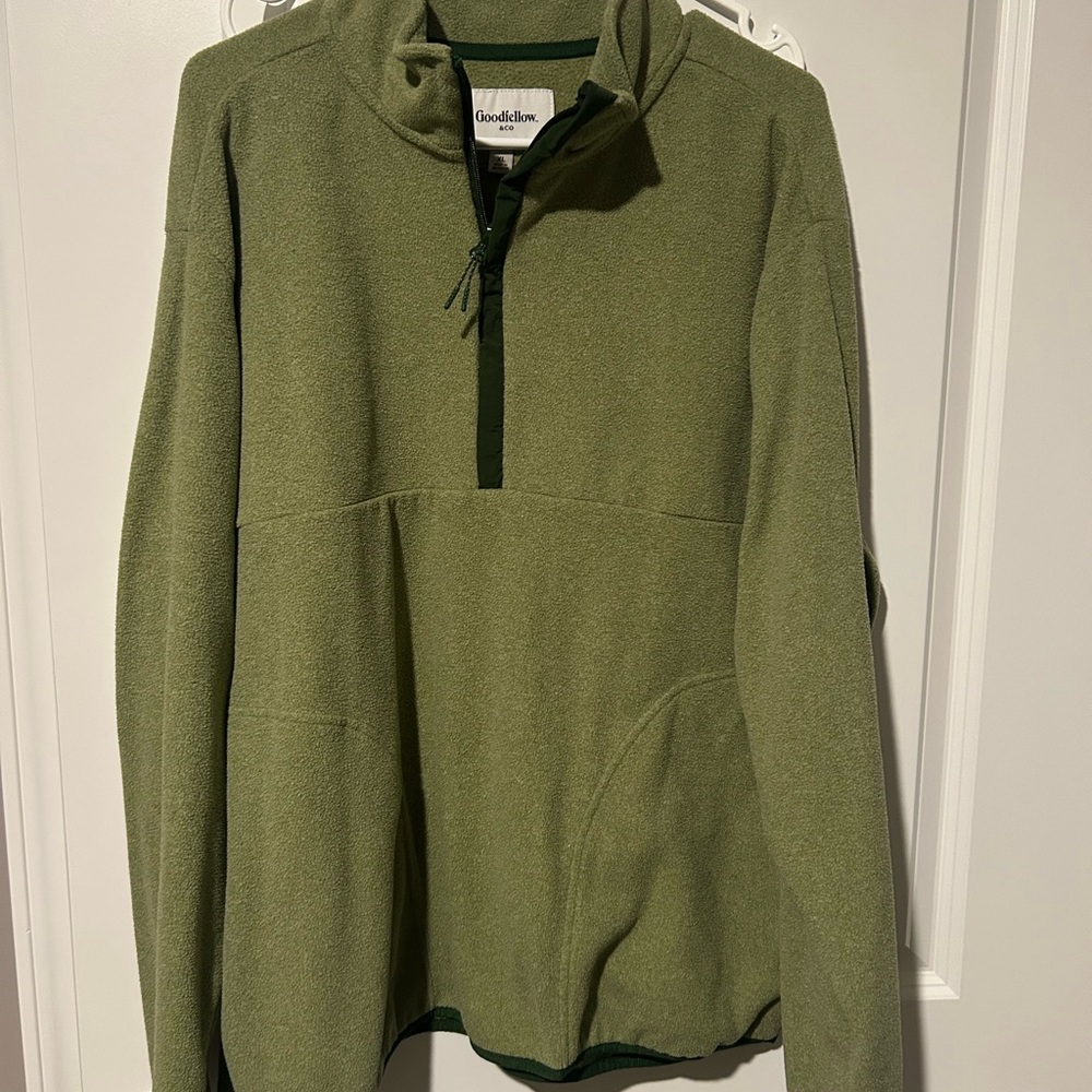 Goodfellow & Co Men's Olive Zip-Up Sweater